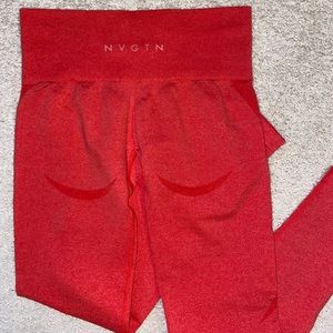 NVGTN Leggings Candy Apple Red Small